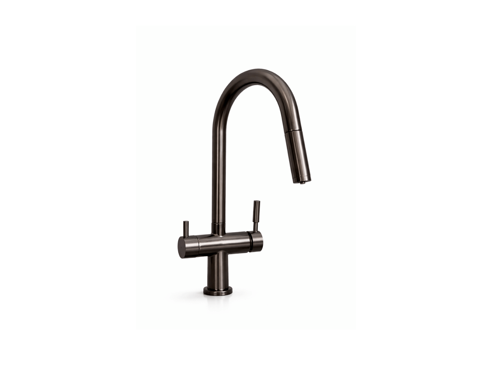 3-vägs köksblandare med utdragbar pip