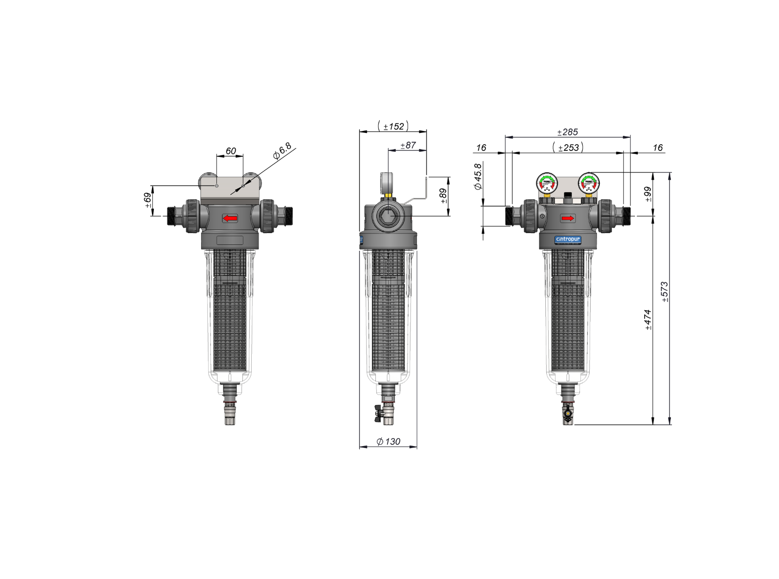 Cintropur NW400 Partikelfilter – Halvindustriellt vattenfilter 12 m³/h