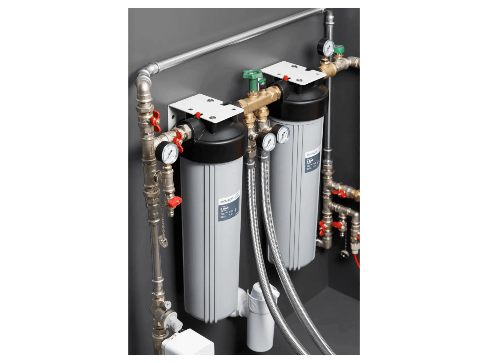 Vattenfilter mot surt vatten - pH höjande Big blue filter