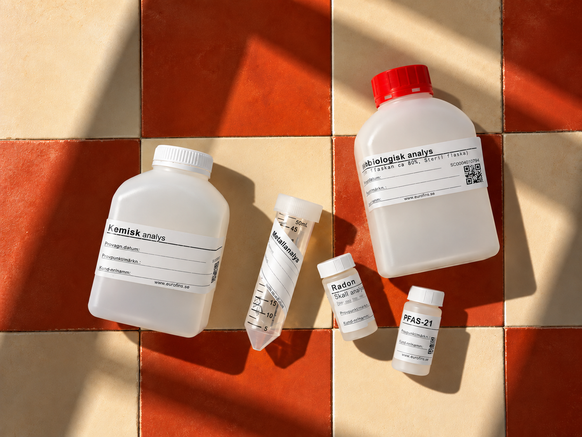 Vattenprov Borrad brunn + PFAS-21