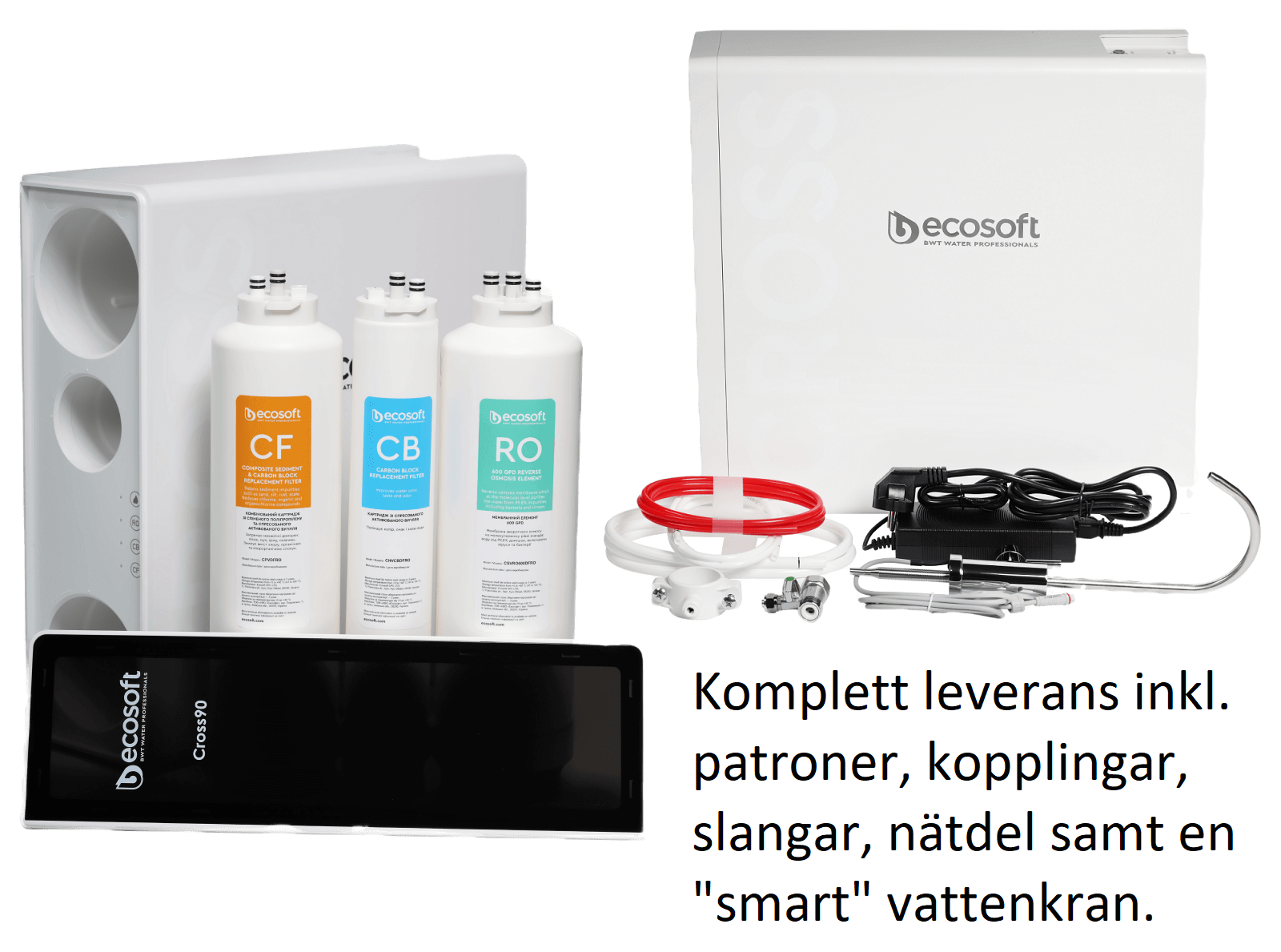 CROSS90 direktflödesfilter för omvänd osmos