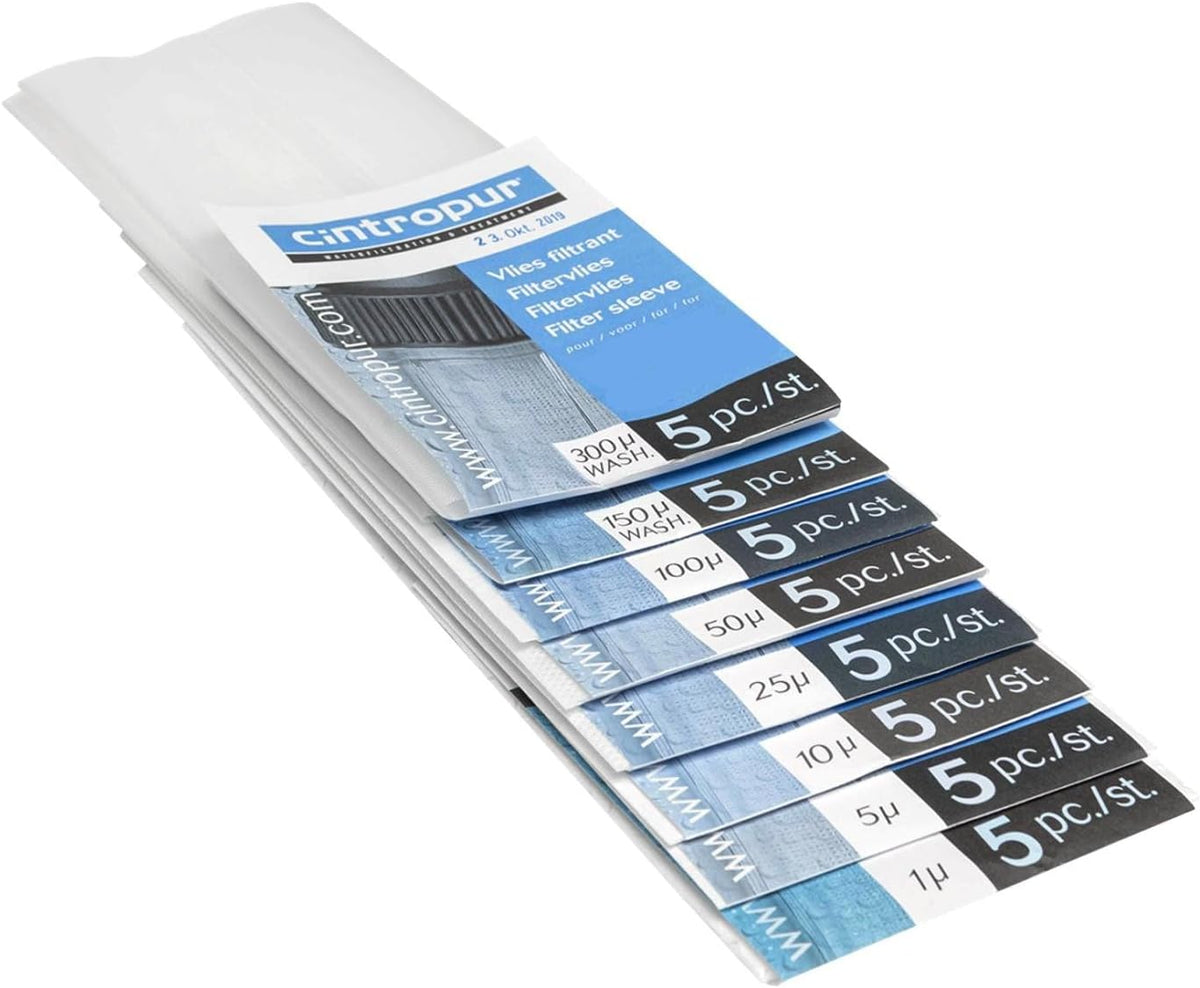 Filterdukar refill 5-pack NW400 återanvändbara i nylon filtreratvatten.nu