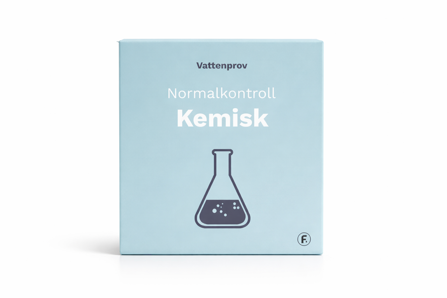 Vattenprov normalkontroll Kemisk (kartonganalys)