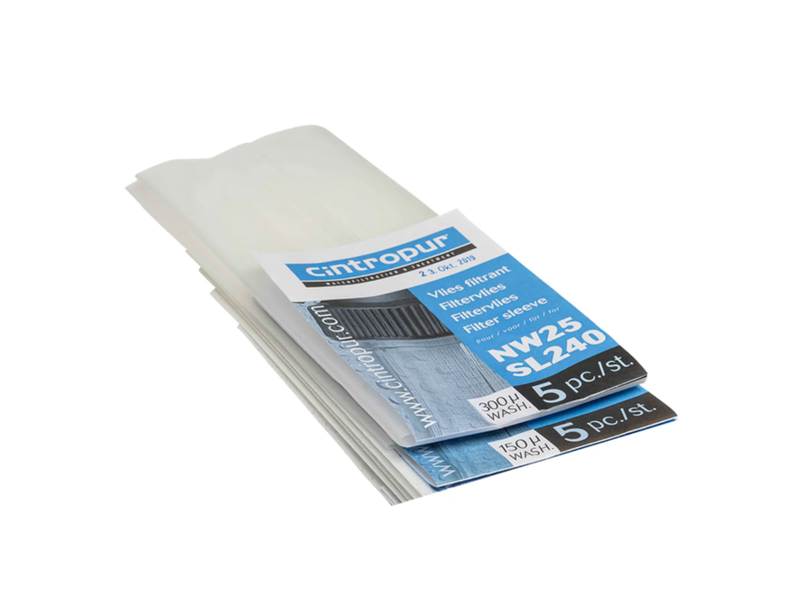 Filterdukar refill 5-pack NW25/SL240 återanvändbara i nylon