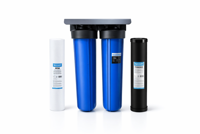 Vattenfilter Big blue Duo - Renar mot sediment & järn 1mg/l