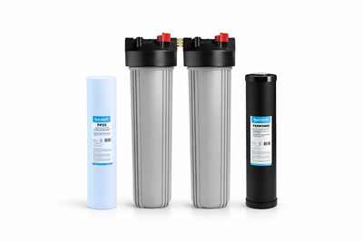 Vattenfilter Big blue Duo - Renar mot sediment & järn 1mg/l