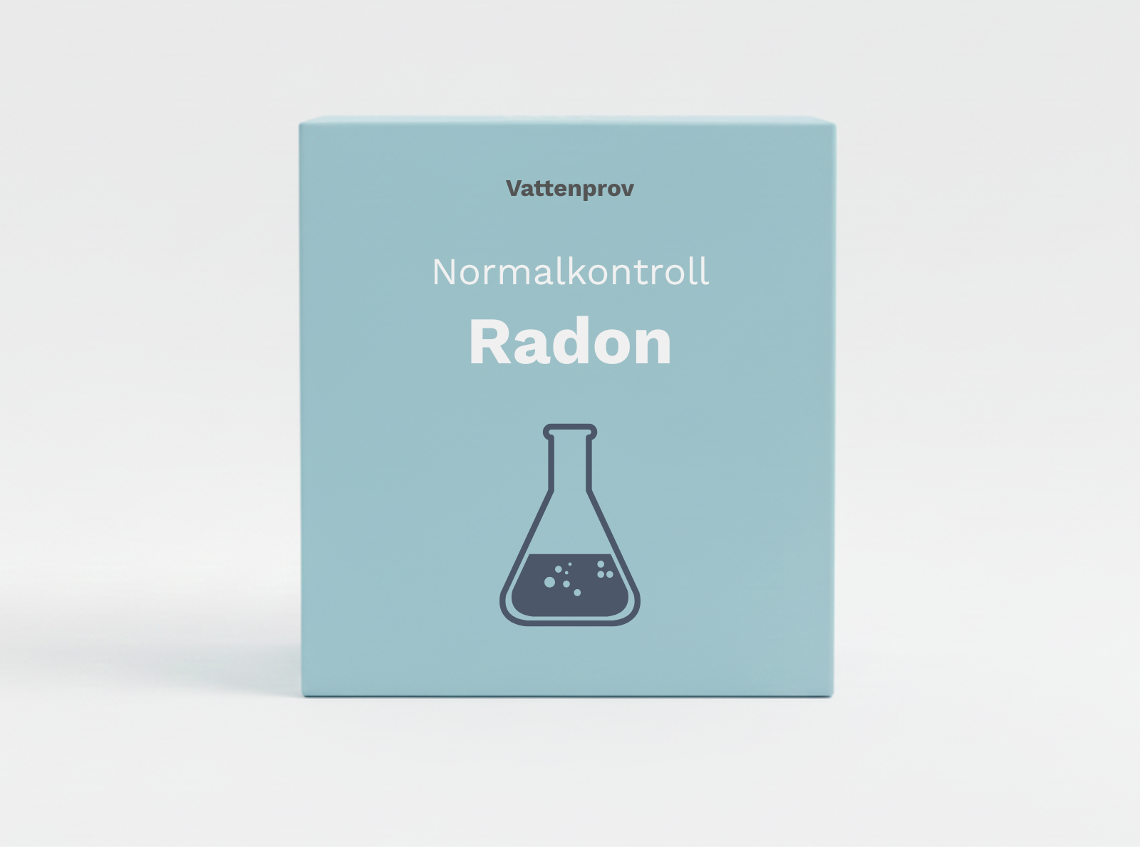 Vattenprov normalkontroll Radon