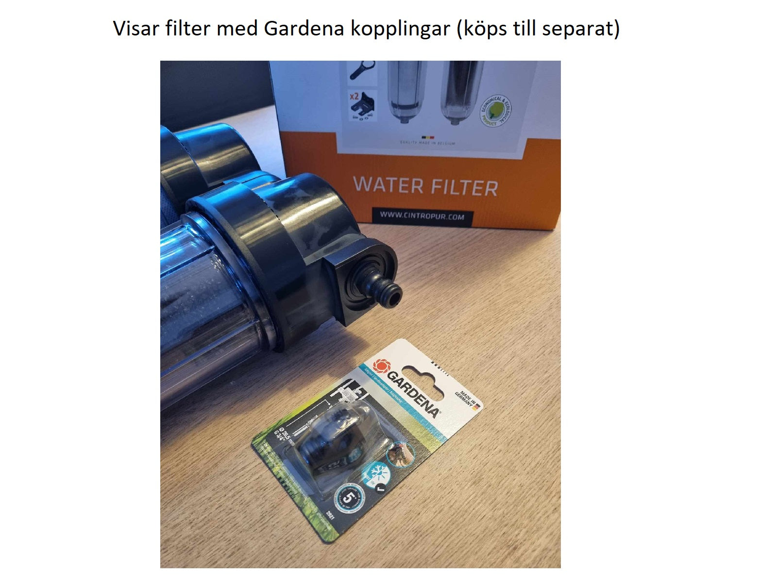 Vattenfilter egen brunn SL240 Duo (Partikel+Kol)