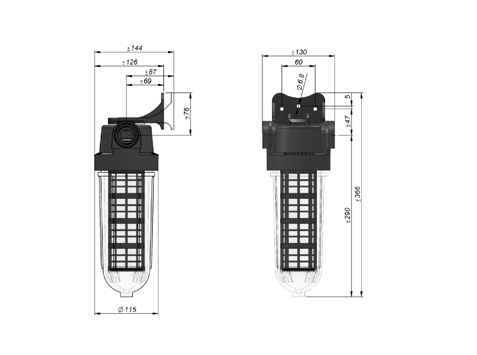 Vattenfilter egen brunn SL240 (Partikel)