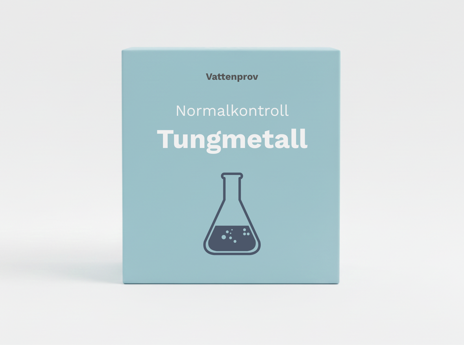 Vattenprov normalkontroll Tungmetall