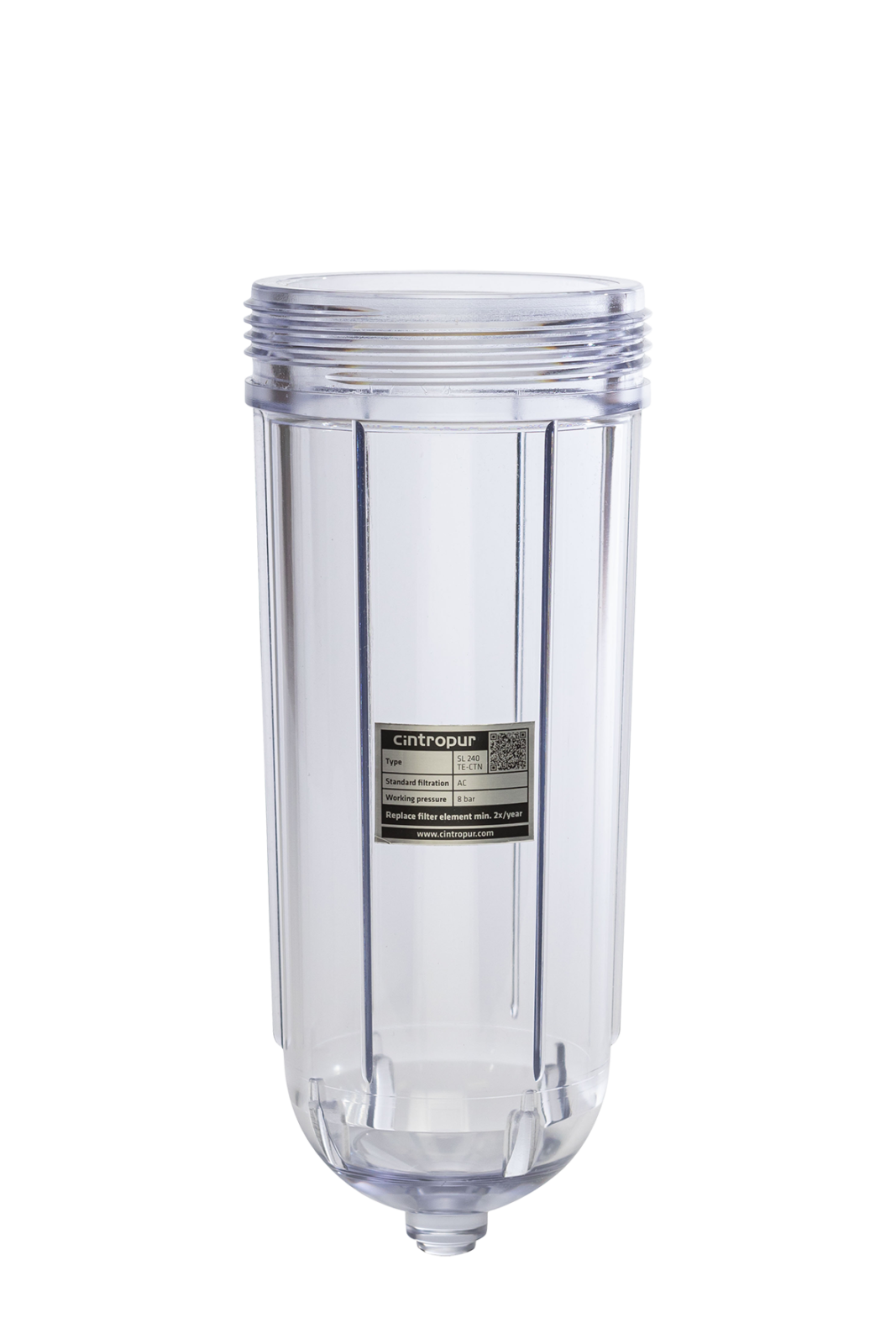 Transparent filterhus till Cintropur SL240