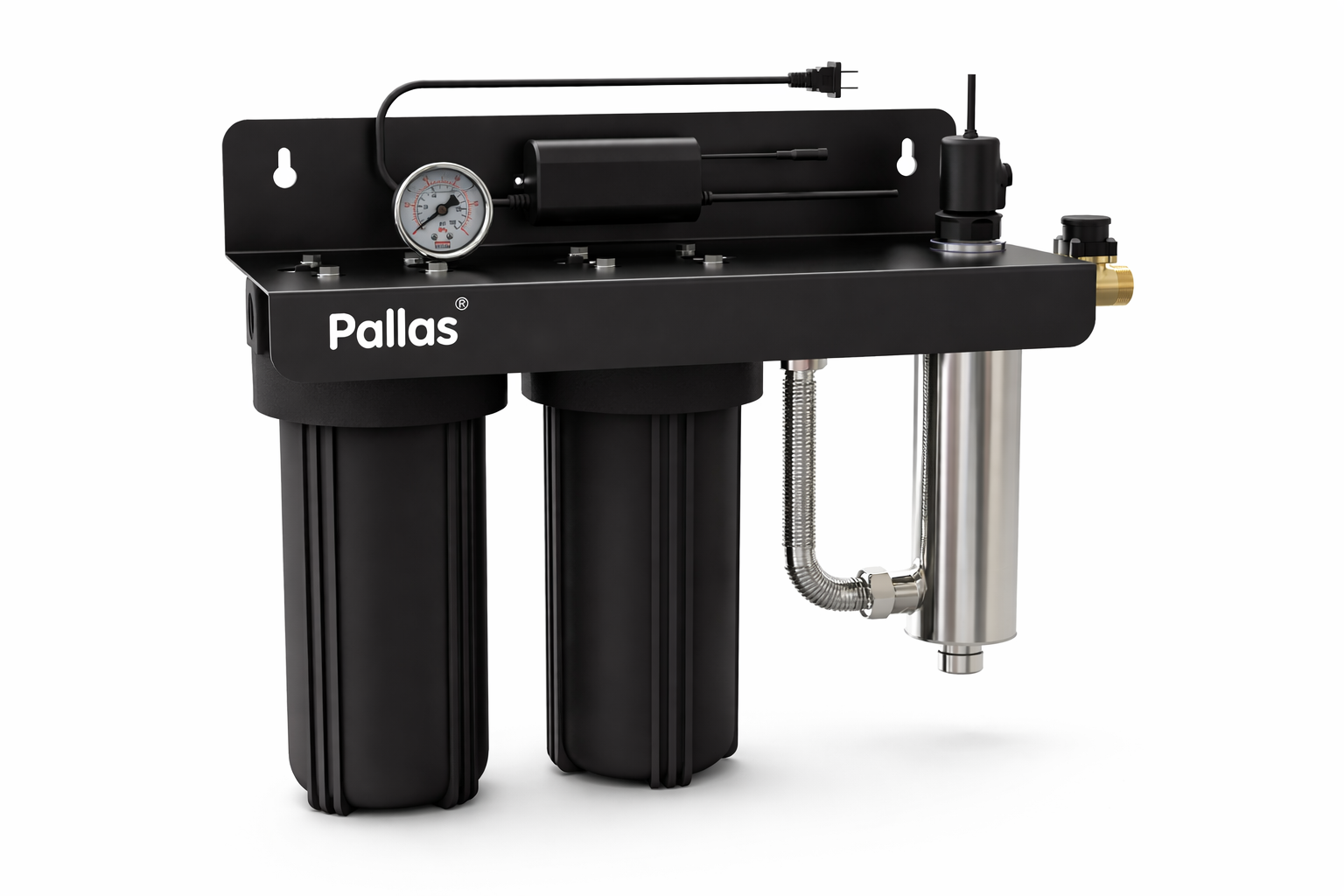 Pallas Home UV — UV-sterilisator med förfiltrering för brunn och regnvatten